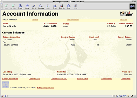 Portal Infranet Web Kit